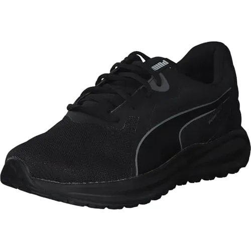 Produktbild PUMA Unisex Twitch Runner PTX Straßen-Laufschuh, Schwarz Weiß, 39 EU