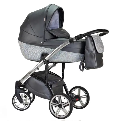 Elcar Kinderwagen-Set 2 in 1 Vip Lux inkl. Sportsitz - 11 Teile - Space
