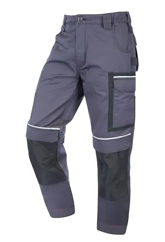 ELIWORX Arbeitshose Männer mit Stretch Einsatz - Bequeme Passform - Robustes Material Arbeitshose Herren ideal für Handwerk Heimwerk und Baugewerbe