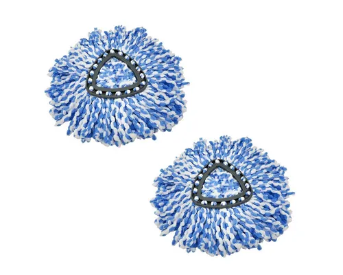 MidGard Wischmopp Ersatzmopp Ersatz-Mopp geeignet für Vileda Turbo 2in1 EasyWring&Clean, Ersatzkopf aus Mikrofaser für auch empfindlichen Boden