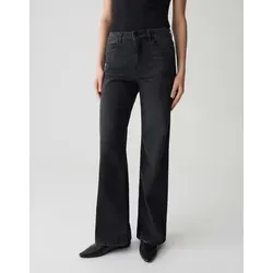 OPUS PANTS Weite Jeans MELLY MODERN mit Powerstretch Mid Rise Long, BCI Cotton, Zip-Fly schwarz 42 L32