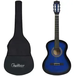 vidaXL Klassikgitarre für Anfänger mit Tasche 3/4 36