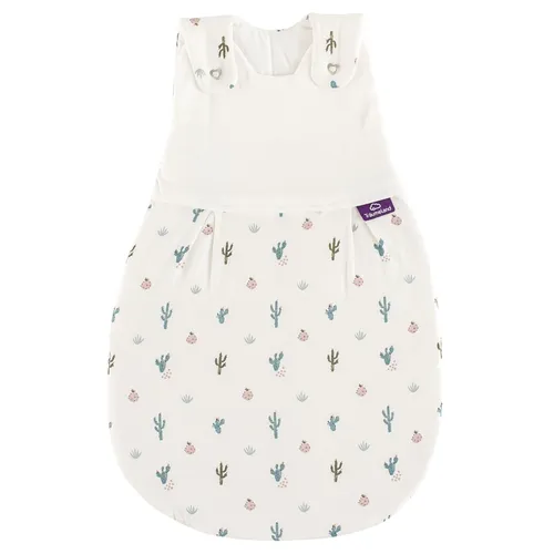 Träumeland Außenschlafsack LIEBMICH Gr. 68/74 Kaktusliebe - Schlafsack für Babys, aus 100% Baumwolle und TENCEL® für optimalen Schlafkomfort und Atmungsaktivität. Ideal für süße Träume!