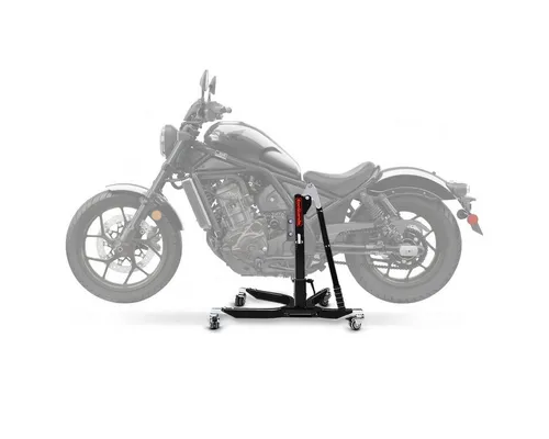 CS Power Classic-Zentralständer für Honda Rebel 1100 (21-24) - Robuster Zentralständer von ConStands für sicheres Abstellen und Warten Ihrer Honda Rebel 1100. Ideal für den professionellen Einsatz und einfach zu handhaben.