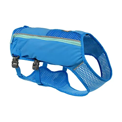 RUFFWEAR® Hunde-Laufweste Trail Runner™, Blau - Sonstiger Hundebedarf - Innovative Laufweste mit 3 Reißverschlusstaschen und 2 Wasserblasen, ideal für aktive Hundebesitzer und ihre vierbeinigen Begleiter.
