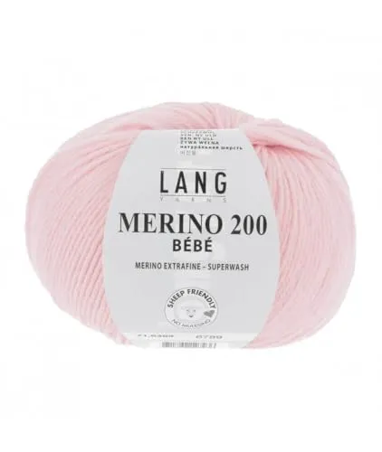 Lang Yarns Merino 200 Bébé 0309 hellrosa