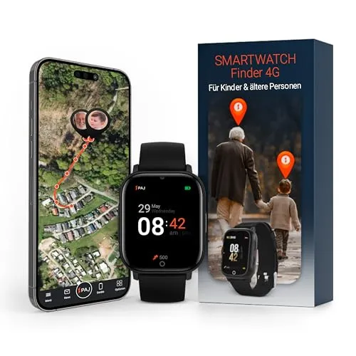 SMARTWATCH Finder 4G GPS Tracker für Kinder mit SOS-Funktion und Kamera