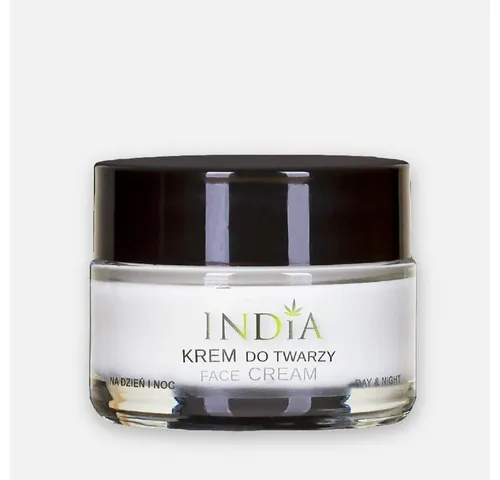 Indiacosmetics Tagescreme INDIA Cosmetics Gesichtscreme für Tag und Nacht (50 ml)