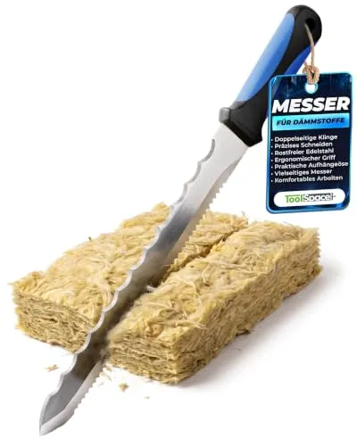 ToolSpace Dämmstoffmesser 28cm Extra Scharf Dämmungsmesser