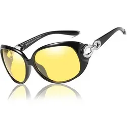 DUCO Damen Nachtsichtbrille Gelb