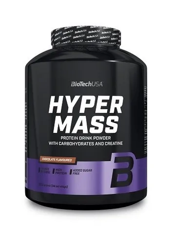 BioTech Hyper Mass 2270g Karamell-Cappuccino - BioTech Hyper Mass – 2270g, ideal zur Unterstützung der Energiezufuhr. Enthält eine ausgewogene Mischung aus Kohlenhydraten, Proteinen und Kreatin für optimale Leistung. Leckerer Geschmack von Karamell-Cappuccino!