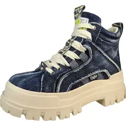 Buffalo Damen Ankle Boots ASPHA NC MID Blau von Buffalo