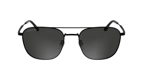 Lacoste L269S 002 Sonnenbrille - Sportbrillen für Unisex Erwachsene, mit UV400 Schutz und stylischem schwarzen Metallrahmen – ideal für aktive Tage im Freien.