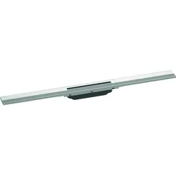 Hansgrohe RainDrain Flex Duschrinne 800 mm - Duschrinnen, frei im Raum positionierbar und kürzbar für individuelle Badezimmereinrichtungen, aus hochwertigem gebürstetem Edelstahl.