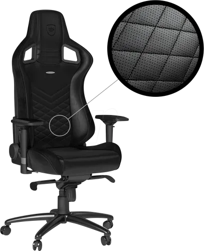 Produktbild NOBLECHAIRS EPIC Gaming Stuhl, Schwarz – Komfort für Gamer
