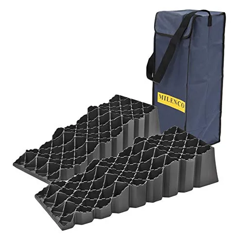 Milenco Triple 2 Stufenkeile 2er Set inkl. Tragetasche & Kreuzwasserwaage