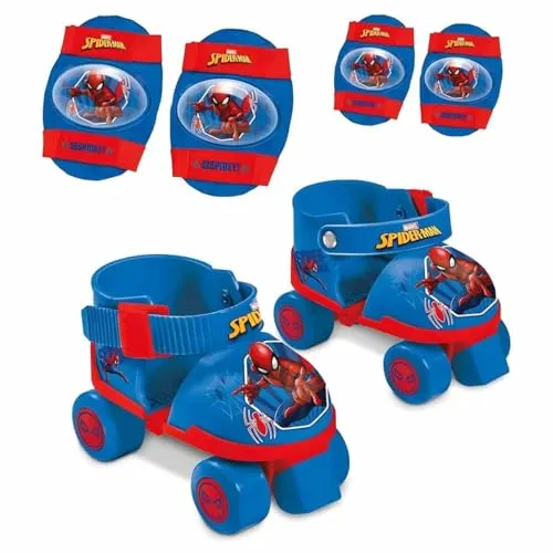 Mondo Toys – Marvel Spiderman Rollschuhe – Verstellbar von 22 bis 29