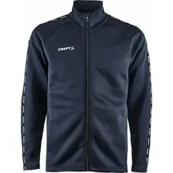 Craft Squad 2.0 Polyesterjacke Herren - Marineblau - Sportjacke aus hochwertigem Polyester mit effizientem Feuchtigkeitstransport, hoher Elastizität und ergonomischem Design für maximale Bewegungsfreiheit. Ideal für alle sportlichen Aktivitäten!