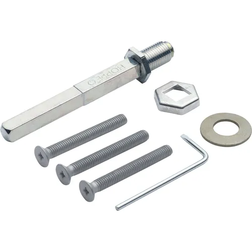 Befestigungsset Mit Schnellstift Passend Zur Sicherheits-wechselgarnitur Türstärke 47-52mm - Hoppe