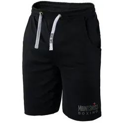 Mount Swiss Shorts Mount Swiss Herren Sport Shorts Boxer / kurze (1-tlg) schwarz 4XL
