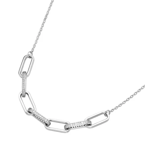 Schmuck Geschenk Collier Mittelteil mit Zirkonia 45 cm 925 Silber 195296293450