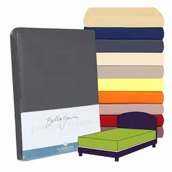 Formesse Bella Donna Premium Spannbetttuch Weiss, 180x200-200x220 cm
