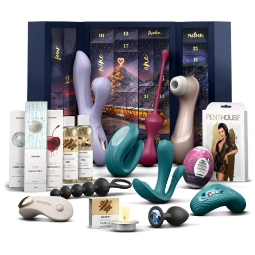 EIS Premium erotischer Adventskalender 2026 für Erwachsene Single und Paare | Sex-Spielzeug Geschenk inkl. Satisfyer & FUN Factory | Set mit 900€ Warenwert | Vibrator & Sex Toys | Erotisches Kartenspiel