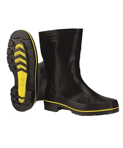 Scheibler Gummistiefel - Halbhoch, wasserdicht und rutschfest - Herren-Stiefel aus robustem Nitril mit rutschfester Sohle und Kälteschutz bis -30°C, ideal für anspruchsvolle Arbeitsumgebungen und nasse Tage.