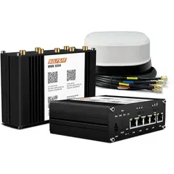 SELFSAT MWR 5550 5G Cat 20 WLAN Router - Router für Wohnmobile mit bis zu 3,3 Gbps, inklusive SATCO 5G Antenne für stabile Internetverbindung unterwegs, ideal für Home Office und Reisen.