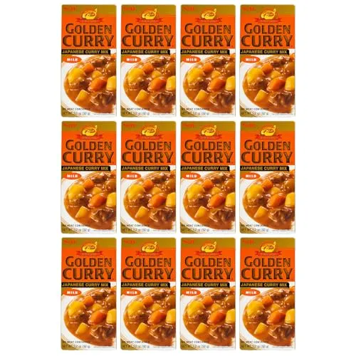 Sparpaket! S&B Golden Curry Sauce Mix mild 12x92g