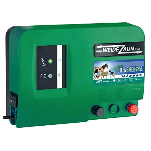 VOSS.farming 12V GreenEnergy Weidezaungerät Weidezaun Netzgerät Elektrozaungerät Batteriegerät