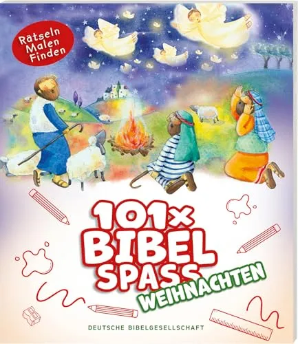 Bibelspass – Weihnachten: Rätseln - Malen - Finden 101 x