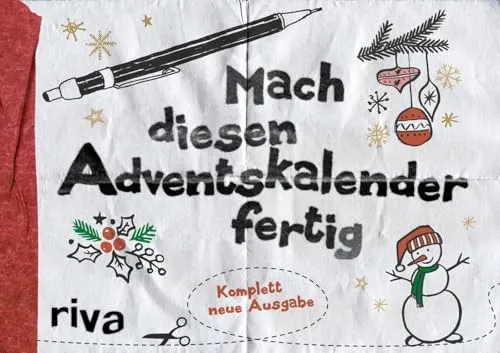 Mach diesen Adventskalender fertig: Komplett neue Ausgabe von Riva