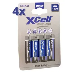 XCell 16x XTREME Lithium Batterie AA Mignon FR6 L91 von X-CELL
