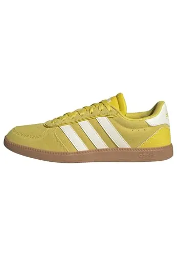 adidas Damen BREAKNET Sleek Shoes, Yellow/Off white/GUM10, 37 1/3 EU