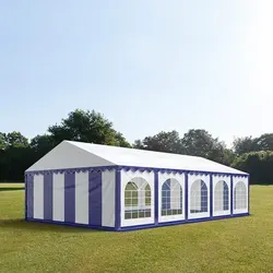 TOOLPORT PRO 5x10m Partyzelt in blau von Toolport