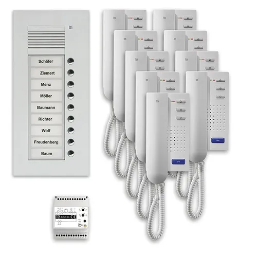 TCS PPU09-EN/02 pre:pack Audio Unterputz für 9 Wohneinheiten