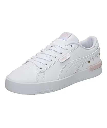 Puma Jada Galentines Sneaker Weiß - Stylische Damen Sneaker aus hochwertigem Kunstleder mit SOFTFOAM+ Innensohle für optimalen Komfort und Dämpfung. Ideal für lässige Outfits und jeden Tag!