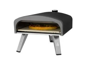 tepro Gas Pizzaofen »Burnsville« aus Edelstahl, schwarz