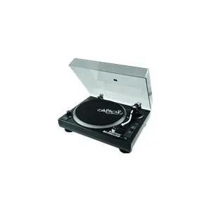 Omnitronic BD-1390 schwarz - USB-Plattenspieler, mühelose Vinyl-Digitalisierung mit integriertem Phono-Vorverstärker