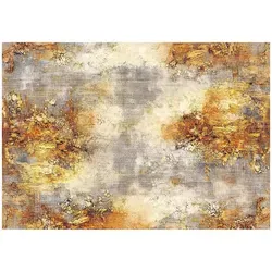 Wallarena Fototapete Baum/Pflanze/Natur, 250x175 cm in gold von Wallarena