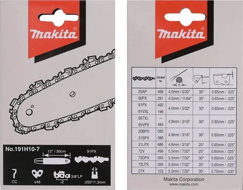 Makita 191H10-7 Kettensägenkette 12