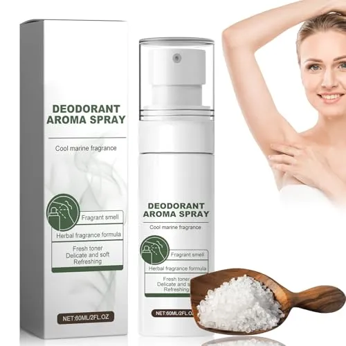 60ml Antitranspirant Spray, Antitranspirant deo gegen starkes schwitzen, Deo Spray, Antitranspirant Pumpspray für Damen und Herren, Anti Schweiß Deo mit Langzeitschutz