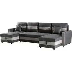 Panorama-Sofa Antoine mit Schlaffunktion und Stauraum von Habitat et jardin