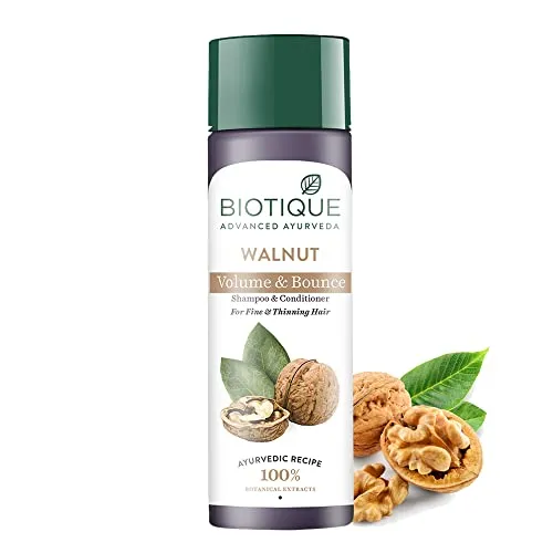 Bio Walnut Bark Frische Fahrstuhl Body Building Shampoo und Conditioner für feines und dünner werdendes Haar