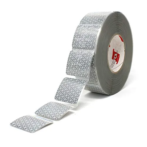 Orafol Reflexite VC 104 Curtain Grade - Hochwertiges Reflexband für LKW-Anhänger - Sicherheitswarnbänder: 1m Reflexband für optimale Sichtbarkeit bei Nacht, ideal für LKW-Anhänger-Planen, flexibel und langlebig ohne Kantenversiegelung.