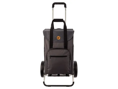 Andersen Einkaufstrolley Royal Shopper Wismar 166-086 21 grau, 45 l - Einkaufstrolleys mit 45 l Volumen, wasserabweisend und als Fahrradanhänger nutzbar – ideal für komfortables Einkaufen und Transport.
