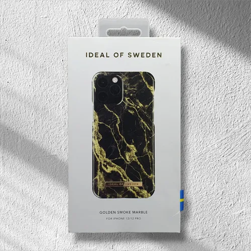 Ideal Of Sweden für iPhone 12/12 Pro Golden Smoke Marble Schutzhülle NEU & OVP