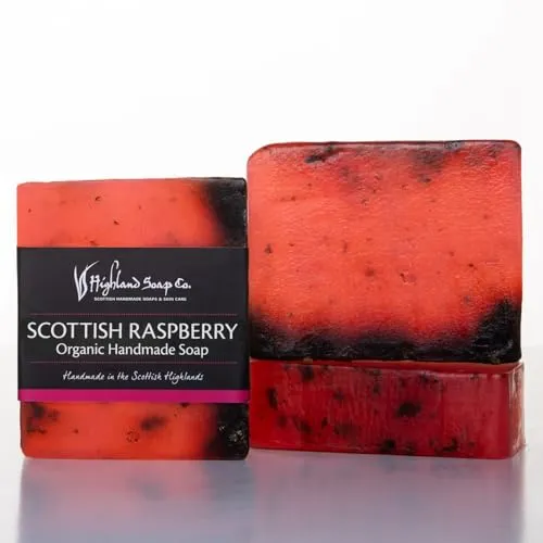 The Highland Soap Company Seife Wild Scottish Raspberry 150g