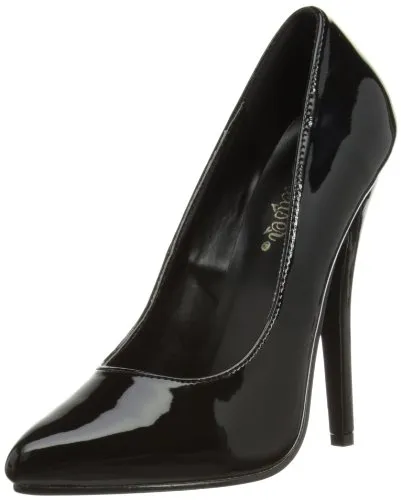 Devious DOMINA-420 Damen Pumps, Schwarz (Blk pat), EU 43 (UK 10) (US 13)